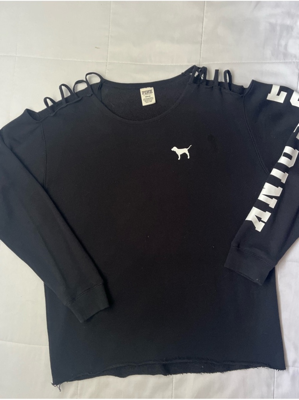 Victoria's Secret PINK Black Sweatshirt